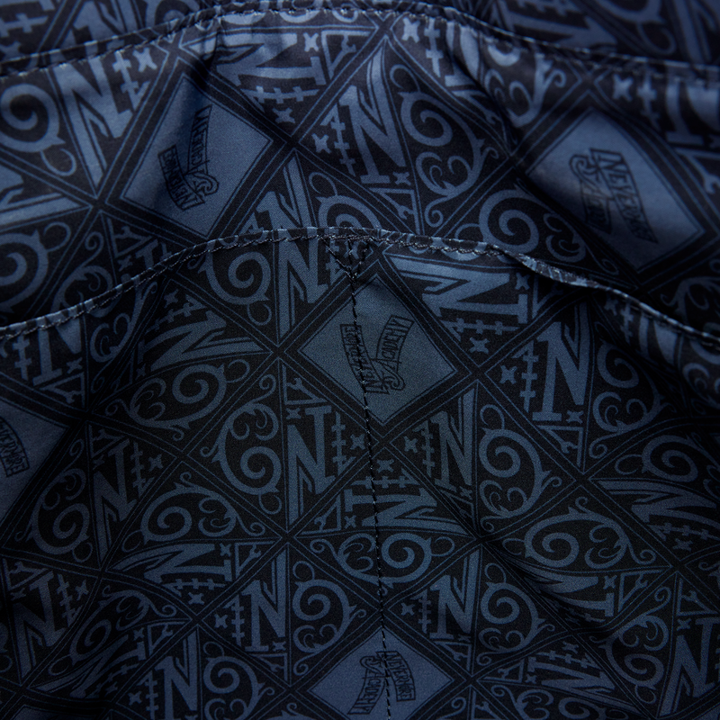 Wednesday Black Roses Convertible Backpack & Tote Crossbody Bag